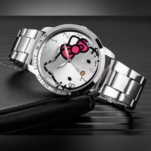 hello kitty watch new stainless steel new quartz 
New in package
